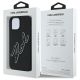 8. Etui Karl Lagerfeld 3D Rubber Signature na iPhone 15 - czarne