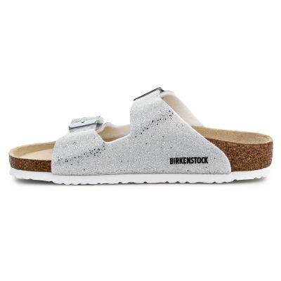 5. Kalpki Birkenstock Arizona Kids 1022230 Cosmic Sparkle White 