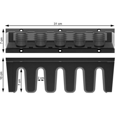 4. WIESZAK PÓŁKA ORGANIZER NARZĘDZIOWY MULTIHOLDER 30 KISTENBERG