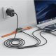 4. Kabel 3w1 Acefast C6-11 USB-C - 2x USB-C / Qi 480Mb/s 100W 1.2m - czarny