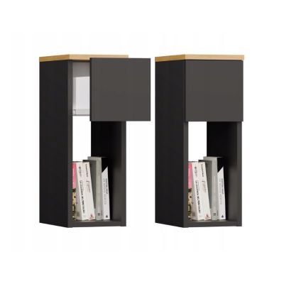 3. SZAFKA NOCNA GALAX 20/1S ANTRACYT/ARTISAN