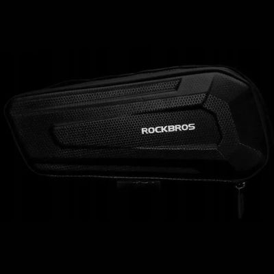 12. Torba rowerowa Rockbros B67 wodoodporna na ramę - czarna