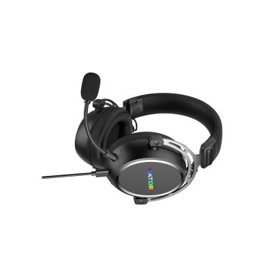 4. HATOR Hypergang 3 USB Zestaw słuchawkowy Przewodowy i Bezprzewodowy Opaska na głowę Gaming USB Type-C / USB Type-A Bluetooth Czarny