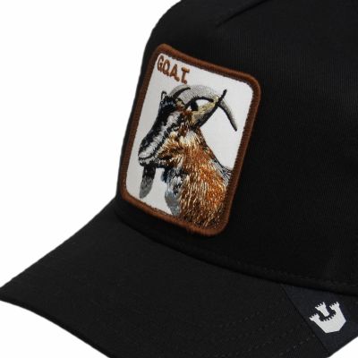 6. Czapka z daszkiem Goorin Bros. The Goat Black Trucker - 101-0385-BLK