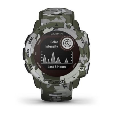 2. Zegarek Garmin Instinct Solar Camo Zielony (010-02293-06)