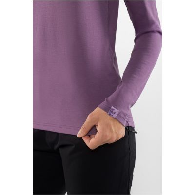 Longsleeve damski VIKING Escalante Lady Bamboo fioletowy   XL