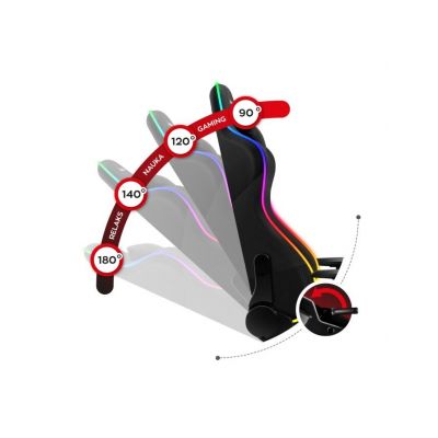 15. Fotel gamingowy Huzaro Force 6.3 RGB Mesh