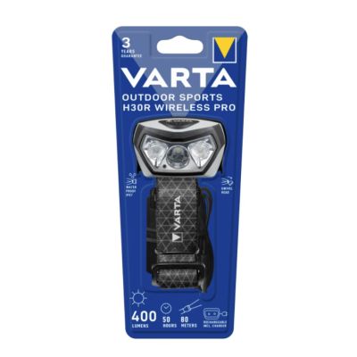 2. Varta 18650 101 401 latarka Czarny Latarka czołowa LED