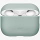 3. Etui UNIQ Lino Silicone na AirPods Pro 3 - zielone