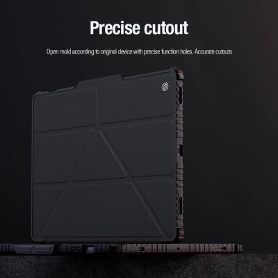 22. Etui Nillkin Bumper Leather Case Pro na Samsung Galaxy Tab S9+ - czarne
