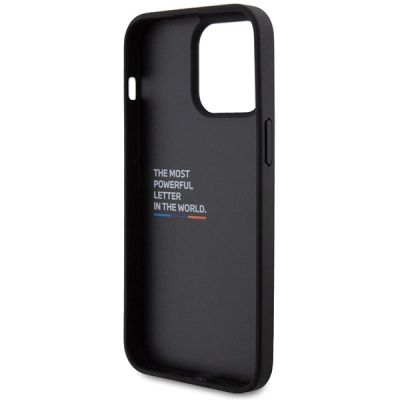 7. Etui BMW Leather Carbon na iPhone 15 Pro Max - czarne