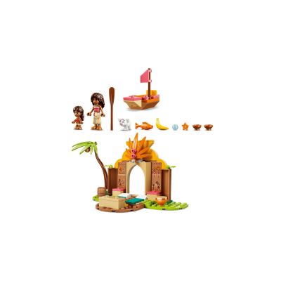 5. LEGO Disney 43282 - Wiejska chatka i łódź
