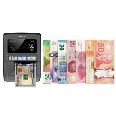 4. Safescan 185-S wykrywacz fałszywych banknotów Czarny