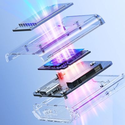 8. Kieszeń dyskowa Orico TC20-M2-10G M.2 NVME USB-C 3.2 - przezroczysta