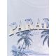 6. T-shirt regular z nadrukiem damski 4F 4FRAW26TTSHF4374-34S