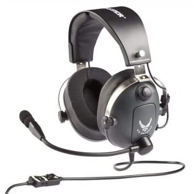 Thrustmaster T.Flight U.S. Air Force Edition Zestaw słuchawkowy Przewodowa Opaska na głowę Gaming Czarny