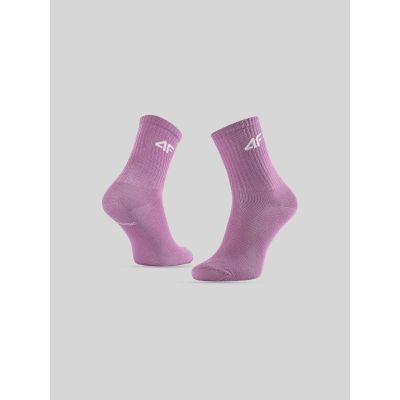 8. Skarpetki długie (4-pack) dziewczęce 4F 4FJRAW26USOCF1010-91S
