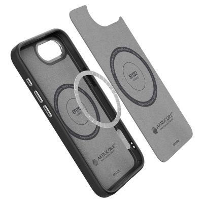 10. Etui Spigen Enzo Aramid MagSafe na iPhone 16e / 17e- czarne