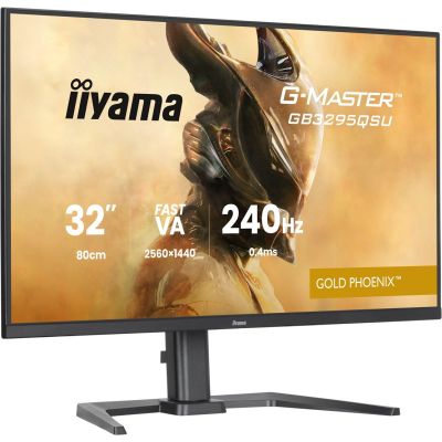 17. iiyama G-MASTER GB3295QSU-B1 monitor komputerowy 80 cm (31.5") 2560 x 1440 px Quad HD LED Czarny