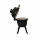 10. Kamado Bono Picnic Ceramic Grill 13” Kamado barbecue/grill Wózek Węgiel drzewny (paliwo) Czarny