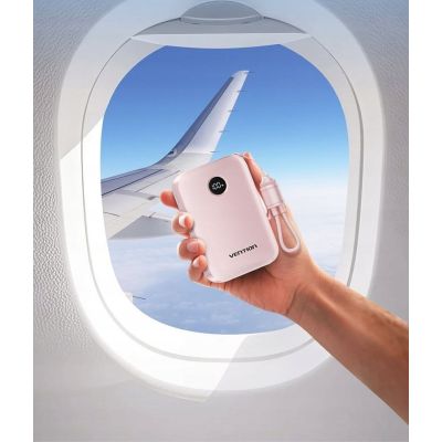 4. Powerbank Vention 20000mAh 2 x USB-C 1x USB-A z wyświetlaczem 22,5W niebieski