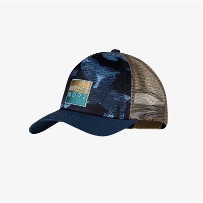 2. Czapka z daszkiem Buff Trucker Cap Kid - snigs night blue
