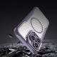 9. Etui silikonowe Leading Series MagSafe do iPhone 16 Pro - fioletowe