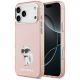 Etui Karl Lagerfeld IML Aquarelle Choupette & Logo MagSafe na iPhone 17 Pro - różowe