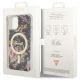 8. Etui Guess Flower MagSafe na iPhone 14 Plus - czarne
