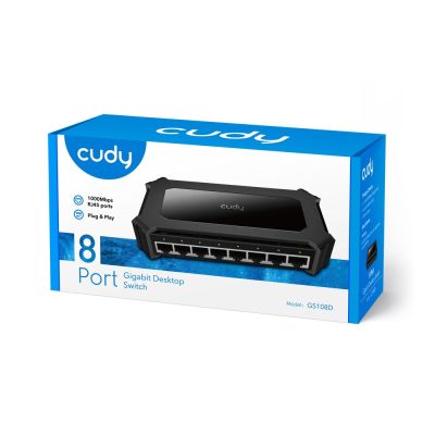 6. Switch CUDY GS108D 8-Port 10/100/1000