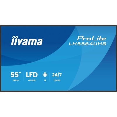 2. Ekran płaski iiyama LH5564UHS-B1AG 55 IN LCD UHD - Płaski ekran - 139,7 cm