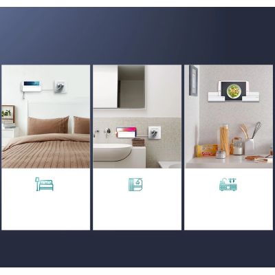 12. Ugreen uchwyt ścienny podstawka na smartfona do ładowania biały (30394)