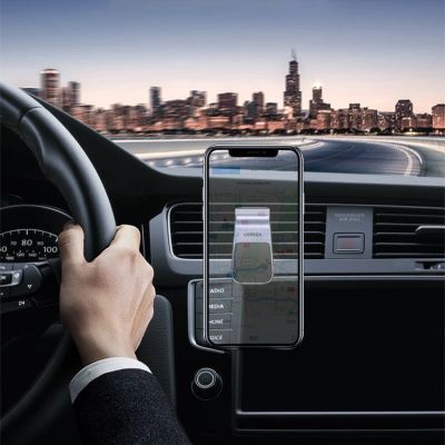 8. Ugreen magnetyczny uchwyt samochodowy na kratę wentylacyjną nawiew srebrny (LP290)