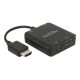 DeLOCK 63276 adapter kablowy HDMI Typu A (Standard) Czarny