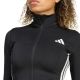 11. Bluza adidas Workout Essentials 3-Stripes Zip Through W KB7843