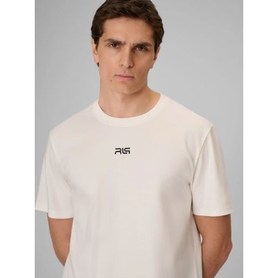 4. T-shirt regular gładki męski 4F | Robert Lewandowski RL9KSS26TTSHM3937-11S