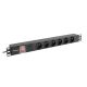 2. LANBERG LISTWA ZASILAJĄCA RACK PDU 19" (1U, 16A, 6X 230V PL, 2M, CZARNA) PDU-06E-0200-BK