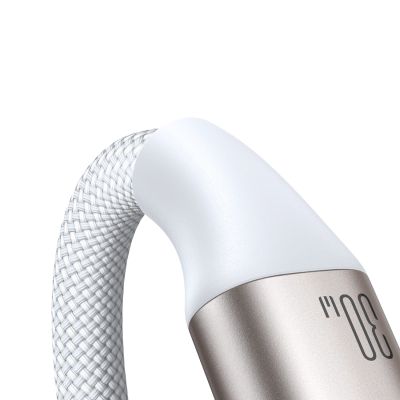 4. Joyroom 2 w 1 kabel lightning i ładowarka indukcyjna do Apple Watch 1.5m biały (S-IW012)