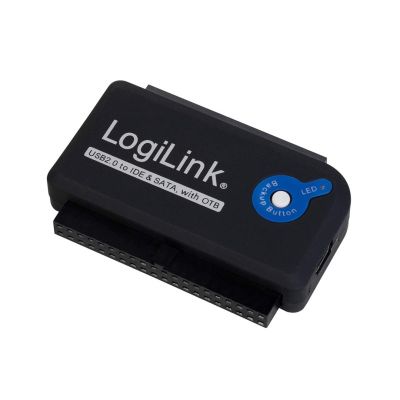 11. Adapter Logilink USB 2.0 na IDE i SATA 2.5" / 3.5" Czarny (AU0006C)