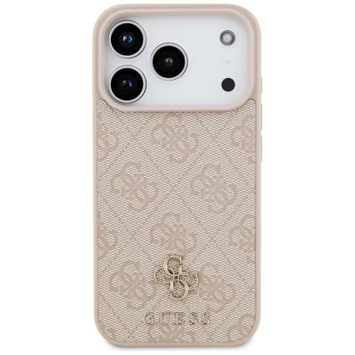 3. Etui Guess 4G Small Classic Logo MagSafe na iPhone 18 Pro / 17 Pro - różowe