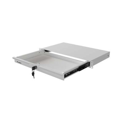 7. LANBERG SZUFLADA DO SZAF 19" 1U 270MM SZARA