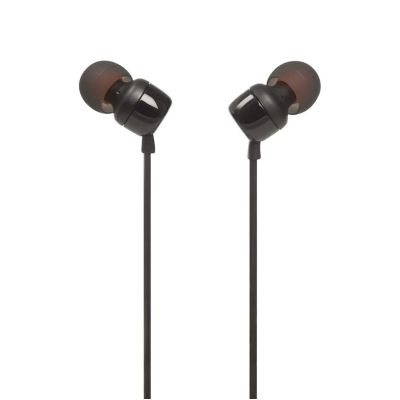 8. Słuchawki JBL Tune 110 douszne mini jack 3.5mm i pilotem - czarne