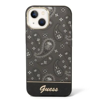 3. Etui Guess Bandana Paisley na iPhone 14 / 15 / 13 6.1" - czarne