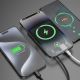 5. Powerbank Dudao K14S+ 10000mAh 20W USB-A / USB-C / MagSafe z podstawką - czarny