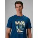 4. T-shirt regular z nadrukiem męski 4F 4FRSS26TTSHM4306-46S