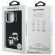 8. Etui Karl Lagerfeld Silicone Karl&Choupette Sketch MagSafe na iPhone 16 Pro Max - czarne