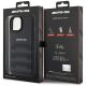 8. Etui AMG Leather Debossed Lines do iPhone 15 Plus - czarne