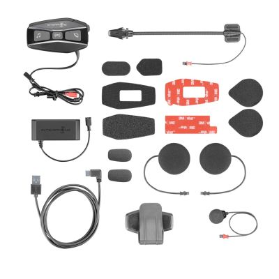 7. Interkom motocyklowy INTERPHONE U-COM 16, komplet na 1 kask