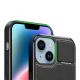 15. Etui portfel Dux Ducis Rafi Mag z podstawką 3w1 do iPhone 15 Plus z MagSafe i blokadą RFID - czarne