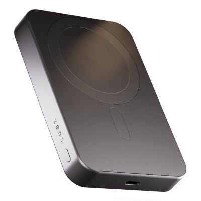 ZENS Slim Qi2 Aluminium Powerbank - magnetyczny powerbank 10000 mAh kompatybilny z MagSafe i Qi2 (black)